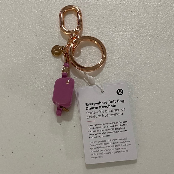 lululemon athletica Accessories - Lululemon - Everywhere Belt Bag Charm Keychain - NWT